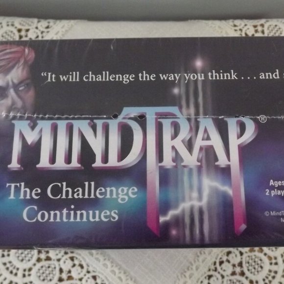 Vintage NIP MindTrap The Challenge Continues Game - Picture 2 of 5